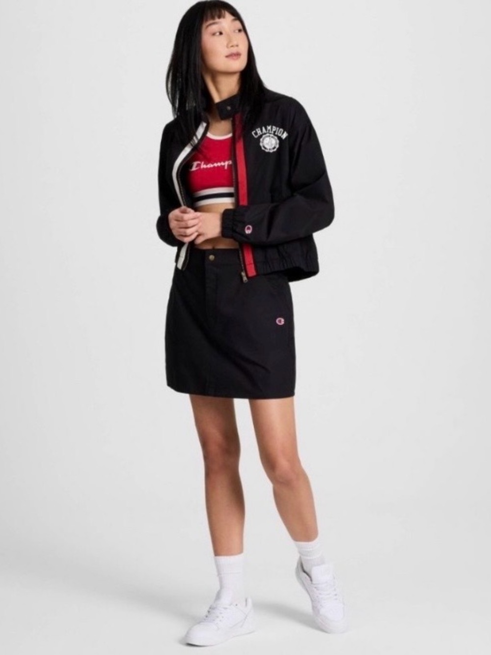 Champion Game Day Athletic Skirt Black Size 2 NWT